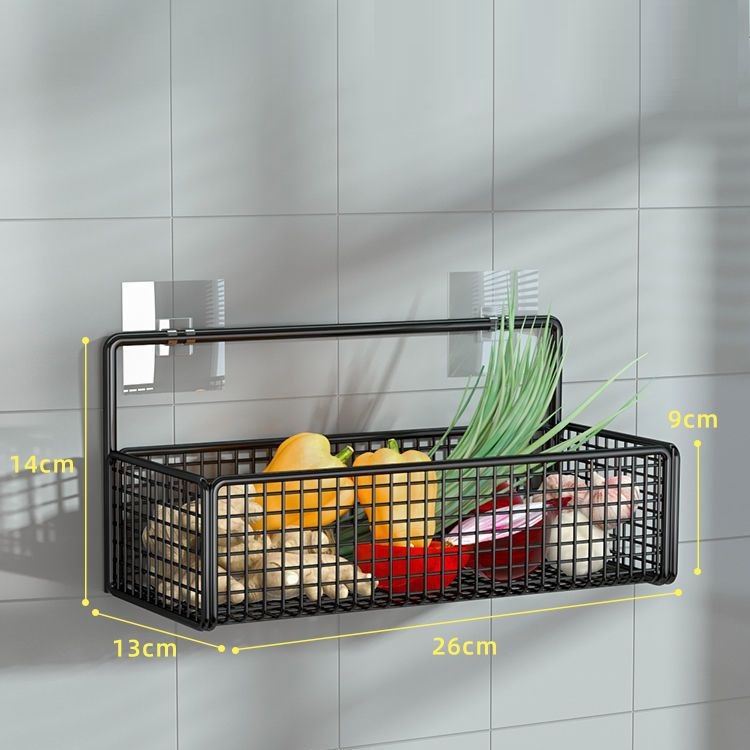 Title 5, Non Perforated Wall Kitchen Basket Shelf