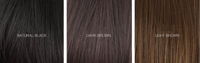 heat friendly wig middle part bangs soft shine control synthetic strands ready-to-wear for quick style switch