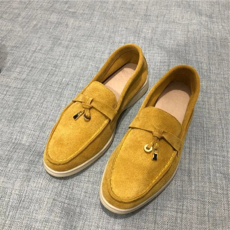 Bow canvas shoes - Yellow