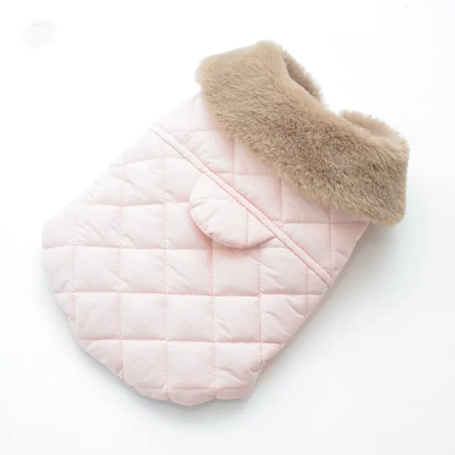 Pet Cotton Warm Winter Clothes Pink - Shop at LoveMi