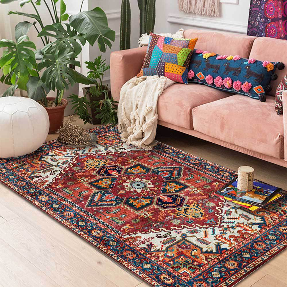 Geometric Polyester Area Rug, picture 2 of 4