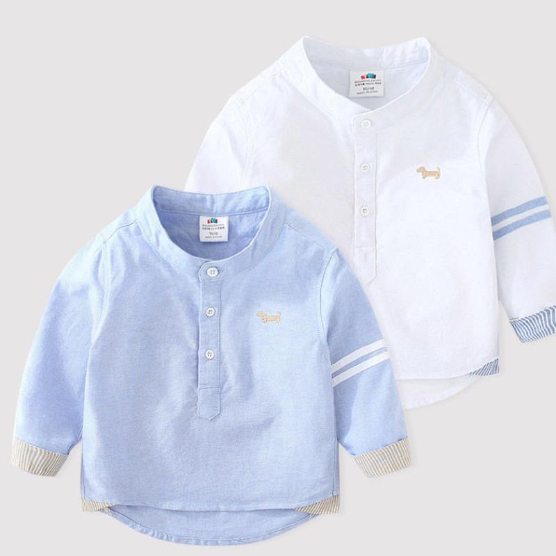Long-sleeved Spring And Autumn Treasure New Boys Children's Shirt