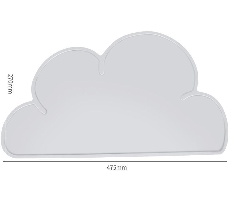 Gray Clouds Silica Gel Pad