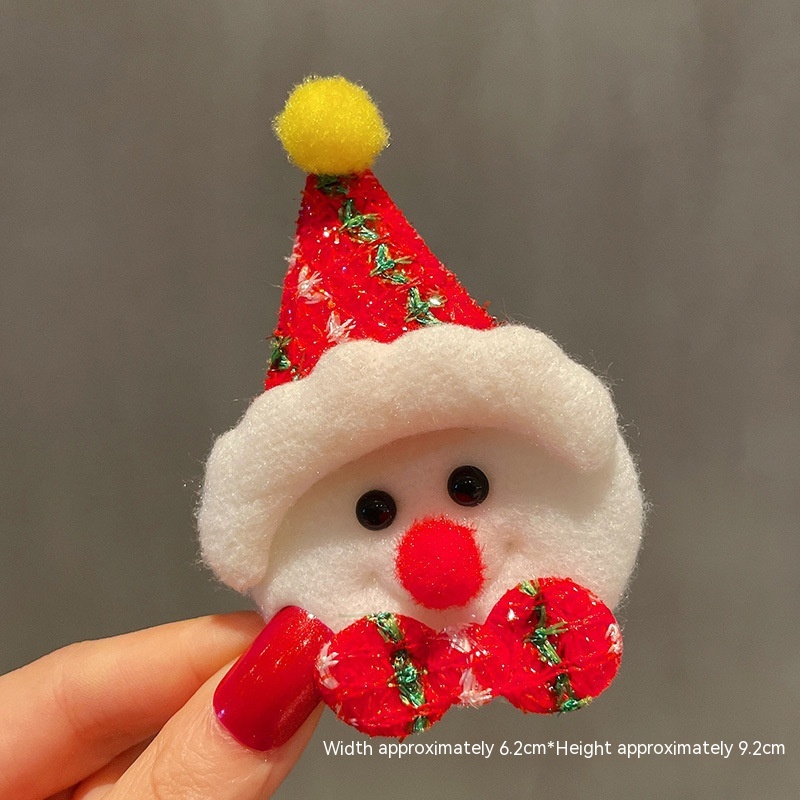 Bow Tie Snowman Brooch