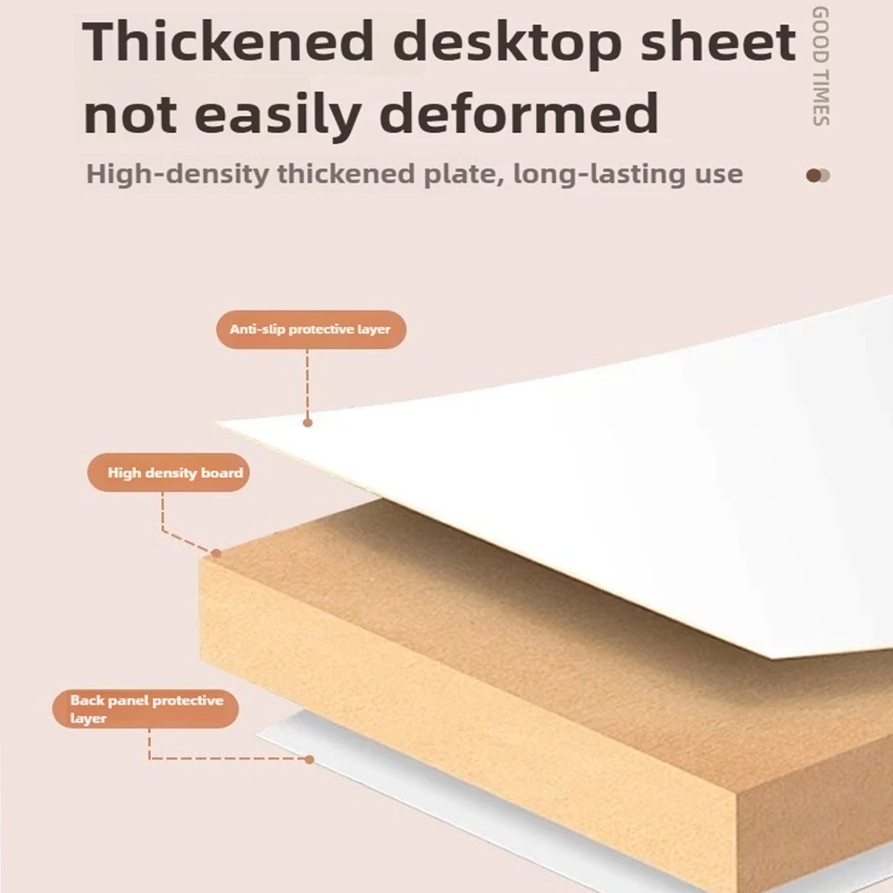 2 Layer Coffee Table Cloud Tea Modern Living Room Desk W Storage Shelf — image 12