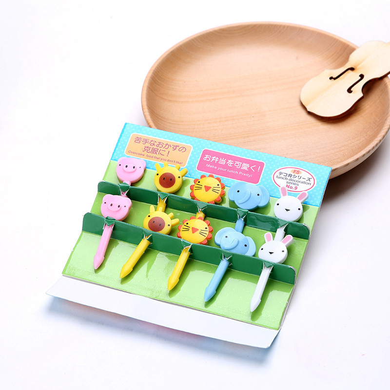 Title 11, Plastic Bento Decoration Sign Fruit Fork