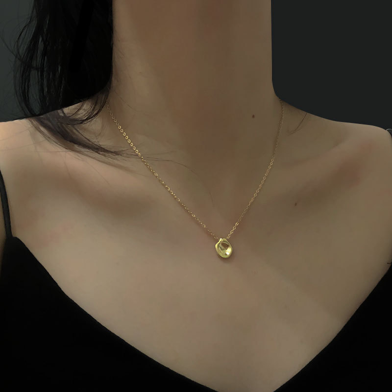Silver Personality Irregular Design Ins Cold Clavicle Chain Tide
