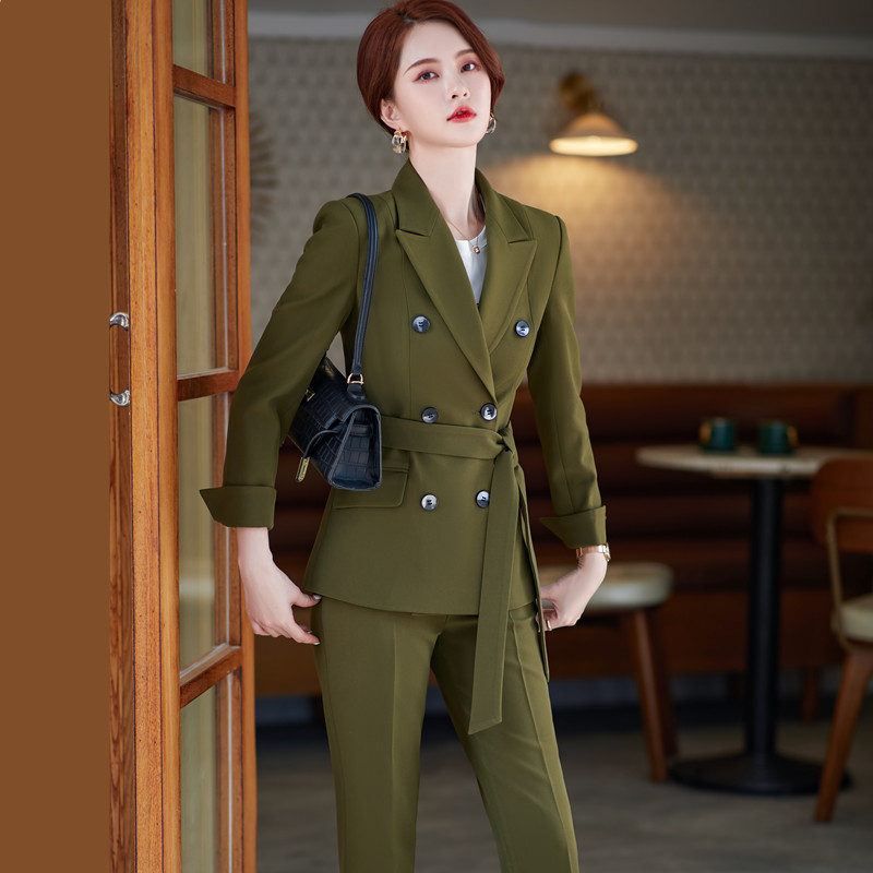 Fashion Temperament Leisure Goddess All-match Clothes Pants Suit