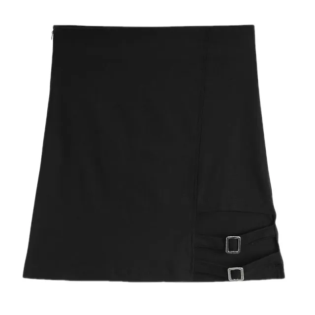 Women Hip Package High Waist Short Skirt Black - Shop at LoveMi