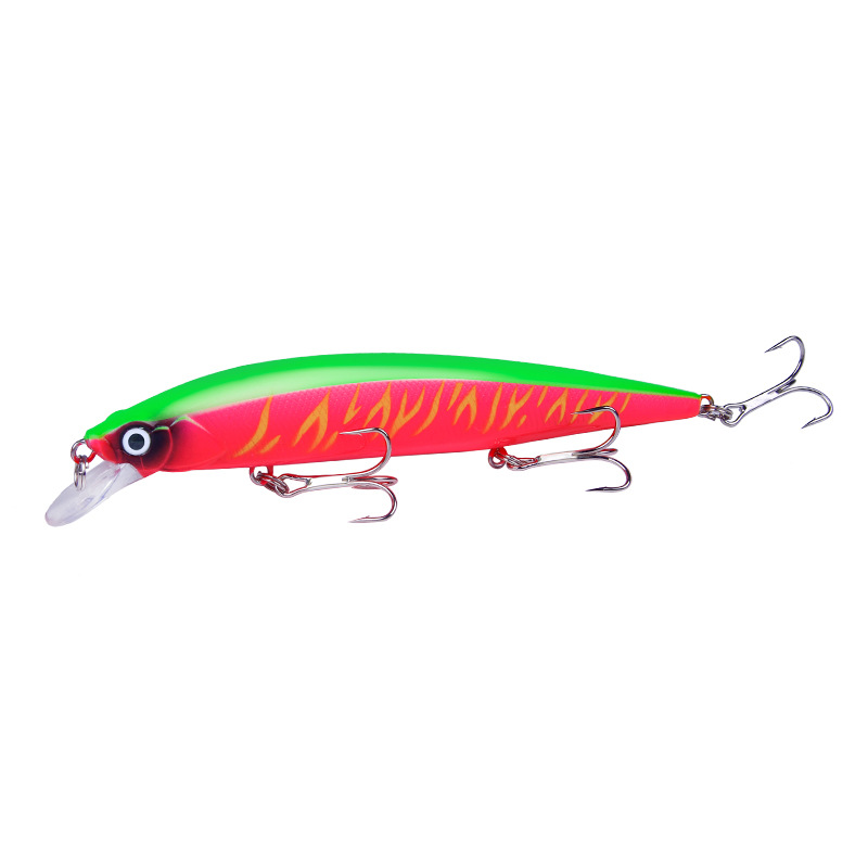 Lure Bait 14cm Long Throw Lead Block Floating Water Minnow
