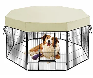 Courtyard Pet Carrier Nest Top Cover Outdoor Sunscreen Outdoor Waterproof Beige - Shop at LoveMi