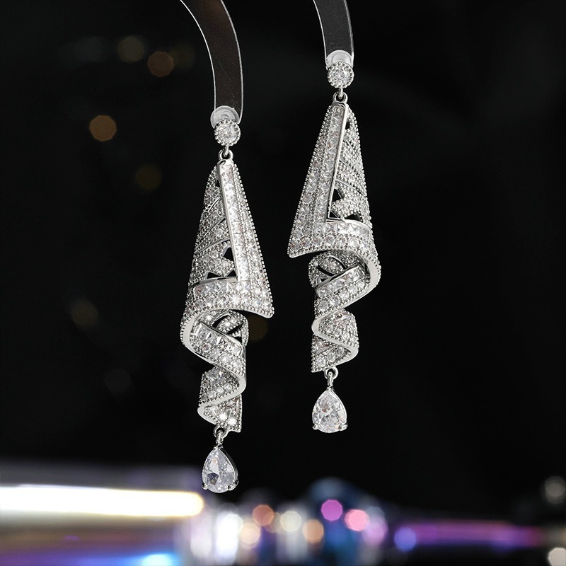 Jewelry Tassel Silver Needle Earring Girl thumbnail 6