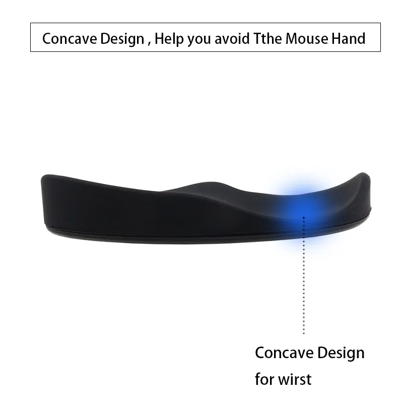 Ergonomic Mouse Wrist Rest Pads Silicon Gel