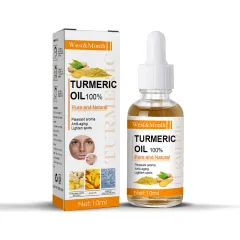 West&Month Turmeric Essential Oil Face Skin Anti-Wrinkle Lift Blemish Reduction Skin Care Moisturizing Oil - 2Pcs - View 1