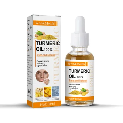 West&Month Turmeric Essential Oil Face Skin Anti-Wrinkle Lift Blemish Reduction Skin Care Moisturizing Oil