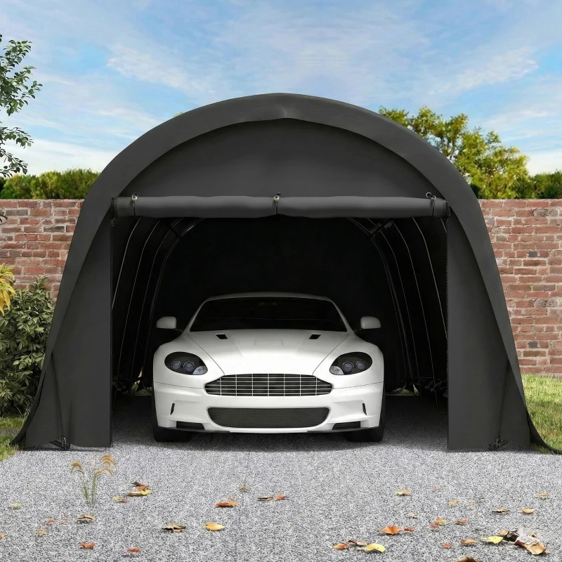 Heavy Duty Carport, UPF50 Portable Garage Car Canopy Tent With Galvanized Frame,For Items Shipped In Multiple Packages, Please Pay Attention To The Dimensions And Weight In The Product Details.