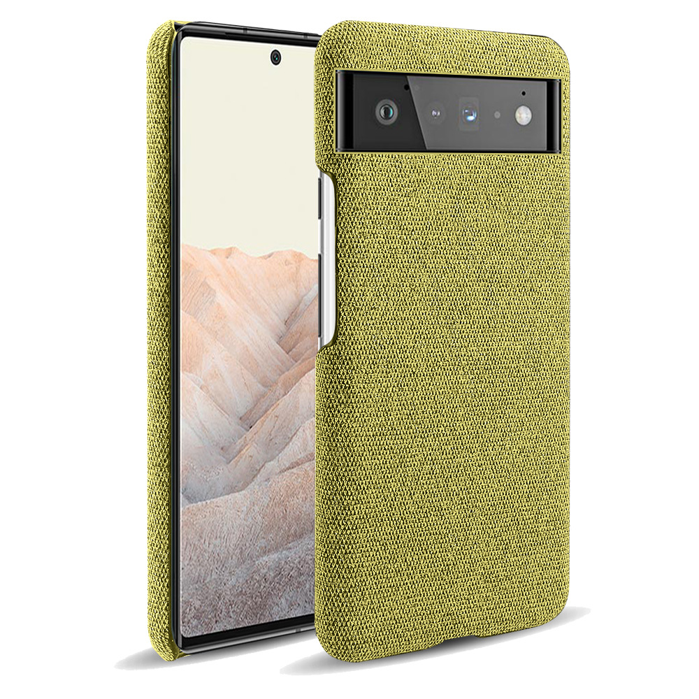 Beschermend telefoonhoesje met stoffen patroon – zwart – Google 5