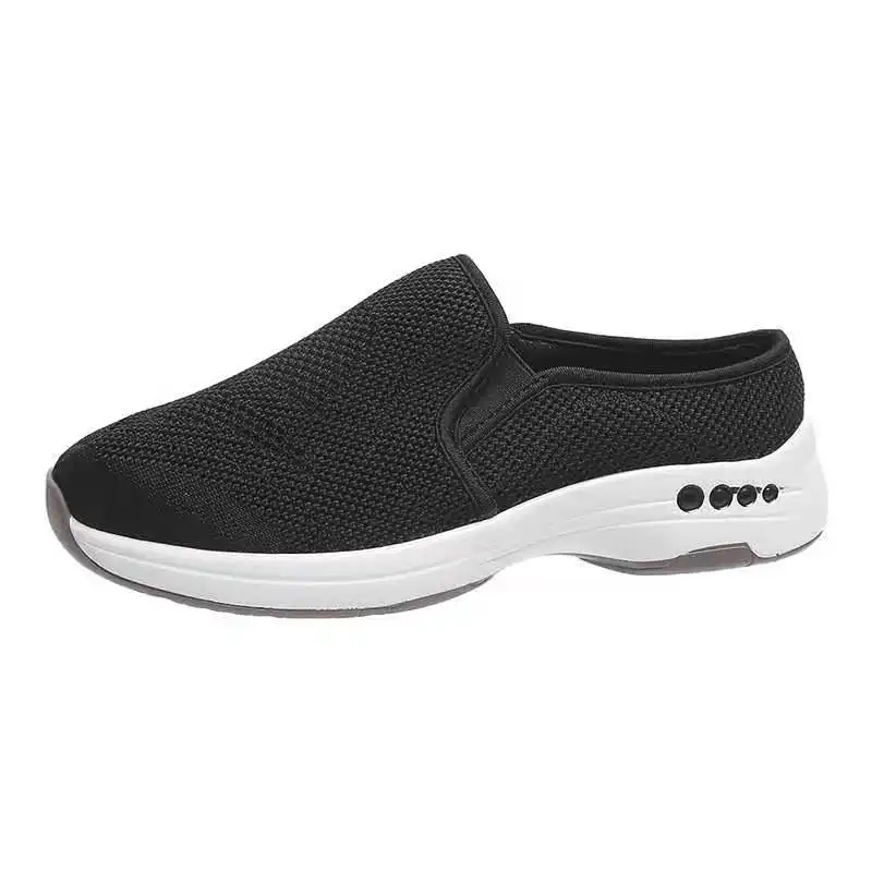 Women's Breathable Fly Woven Mesh Casual Shoes One Pedal