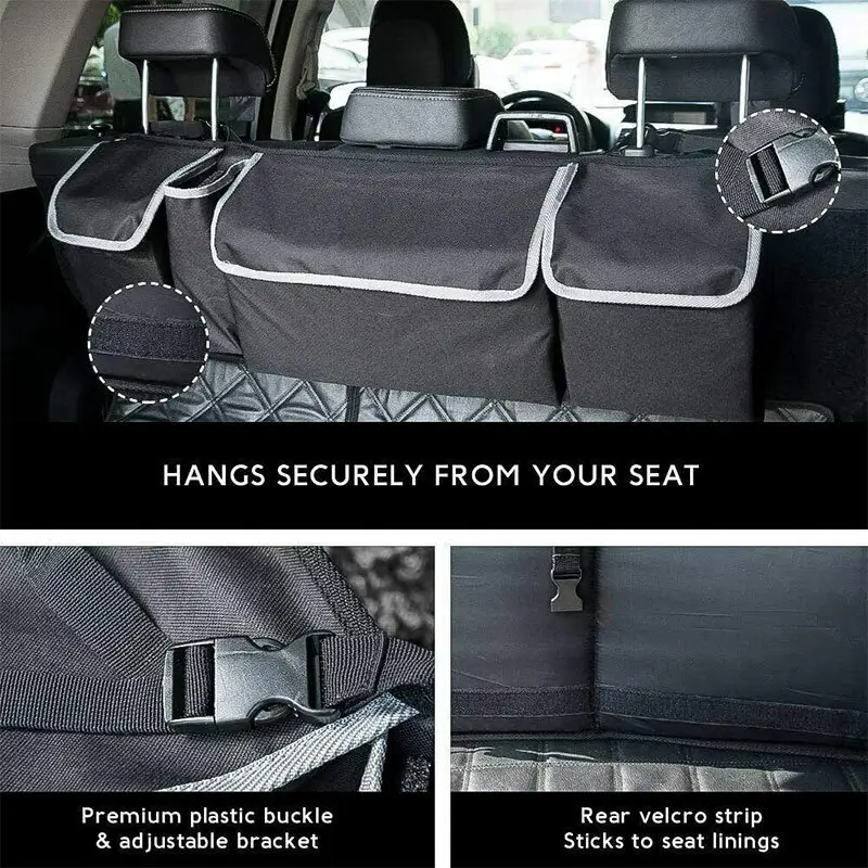 Large Car Boot Organiser Back Seat Hanger