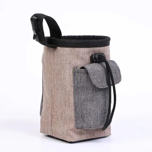 Portable Pet Outdoor Training Bag Dog Toys Storage Waist Bag Cat Travelling Outdoor Snack Pocket Pet Supplies Brown - Shop at LoveMi