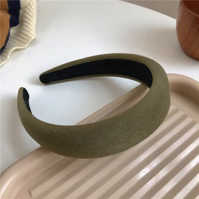 Go Out In Autumn And Winter To Press Temperament Hair Accessories Suede - Shop at LoveMi