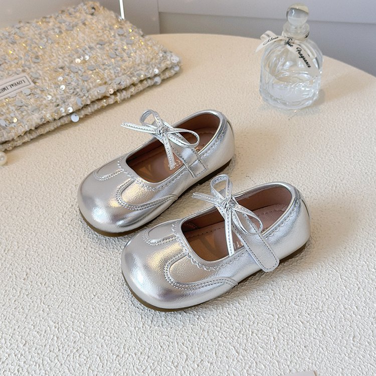 Sweet Bow Princess Shoes For Little Girls, Korean Edition Fashion, Single Shoes For Girls, Children's Shoes — foto 10