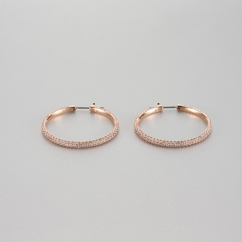 Women's Fashion Ring Crystal Diamond Earrings