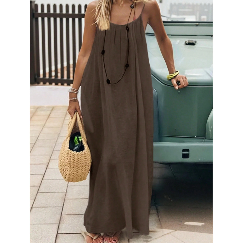 2026 Cross-Border New Model Womens Strapless Coat With Back Exposure Loose Fit, Home Wear Dress