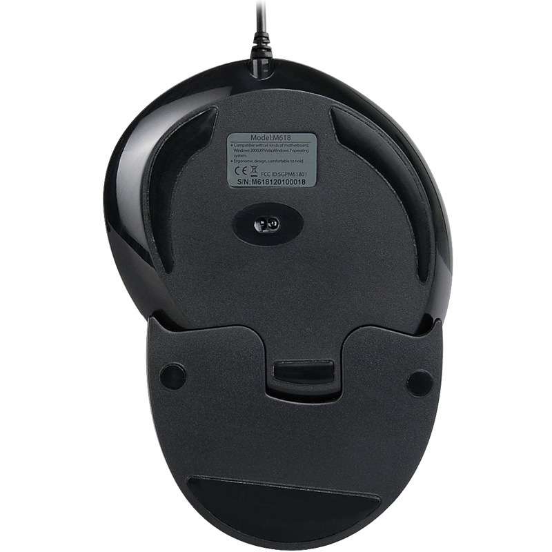 Wired mus med Detachable Palm Rest Ergonomic Vertical - Miniatyr 4