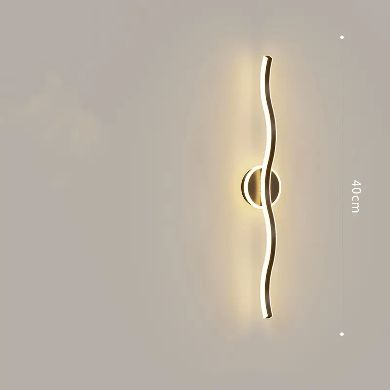 Long Strip Bedroom Wall Lamp Modern Simple