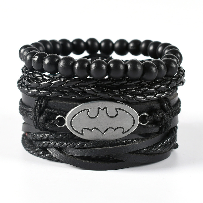 Multi-layer Suit Men's Leather Braided Bracelet