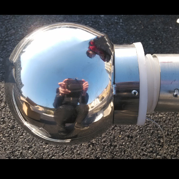 360 Degree Downwind Rotating Ball Head Flagpole Accessories