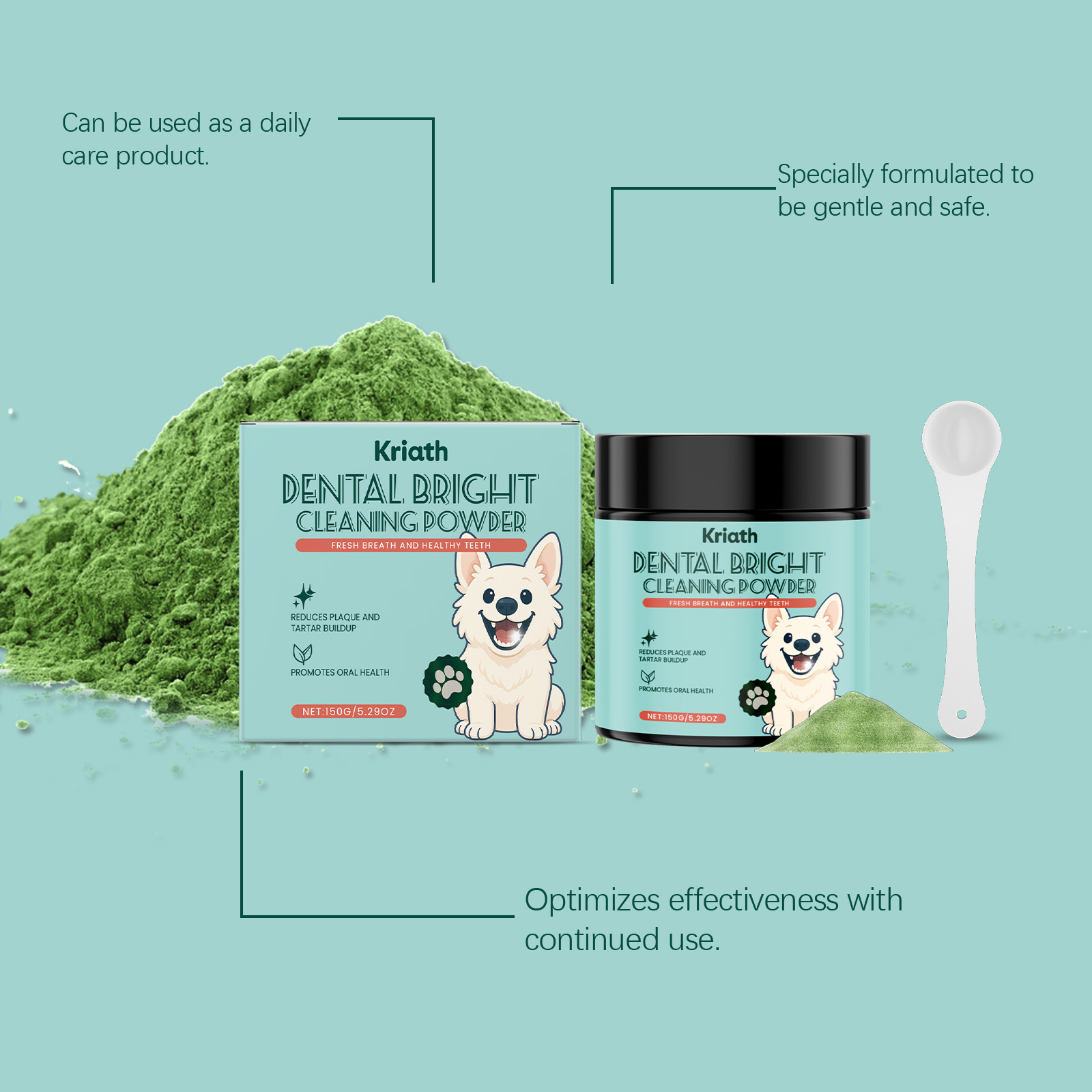 Dog Tooth Cleaning Powder
