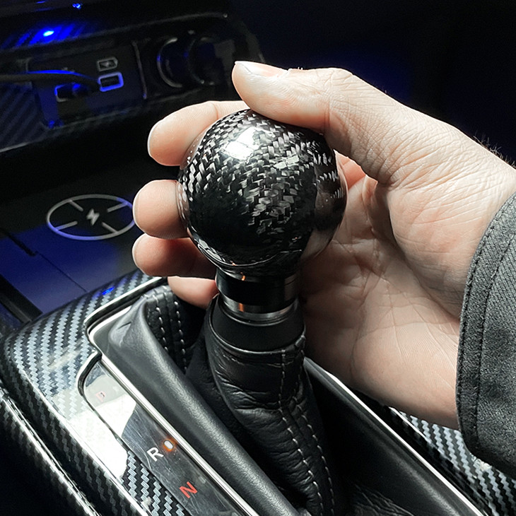 Gear Lever Of Carbon Fiber Automatic Gear Handle Head Modification