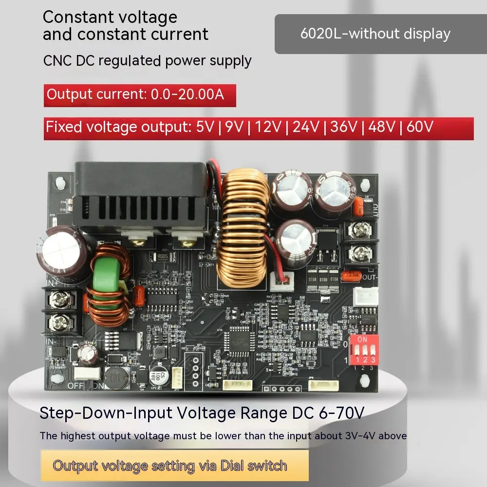 High-power Adjustable Step-down DC 60V20A WIFI Remote