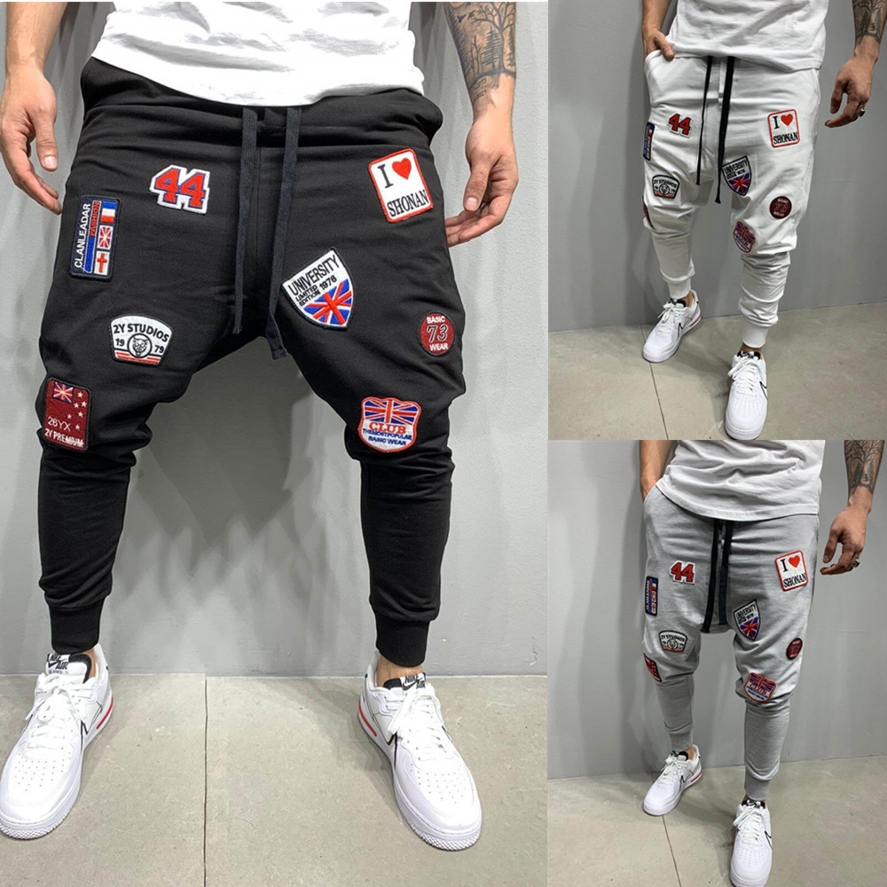 Title 6, Mens Fashion Casual Sports Training Pants perf...