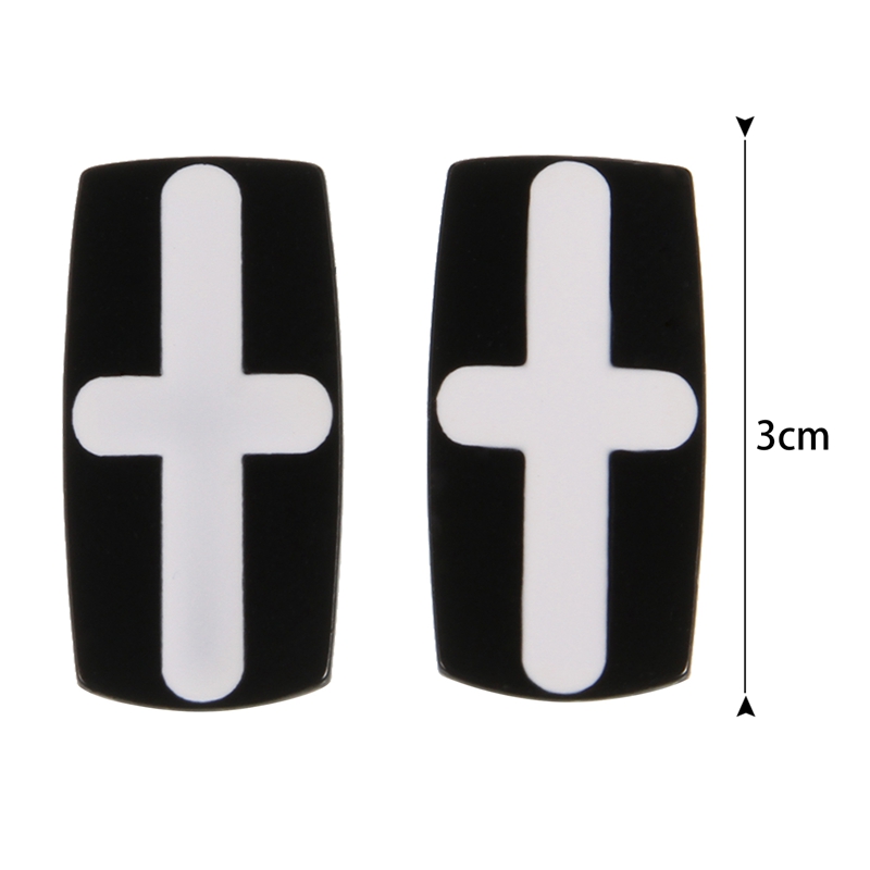 Anime Metal Rectangle Cross Drop Earrings Stud Earrings
