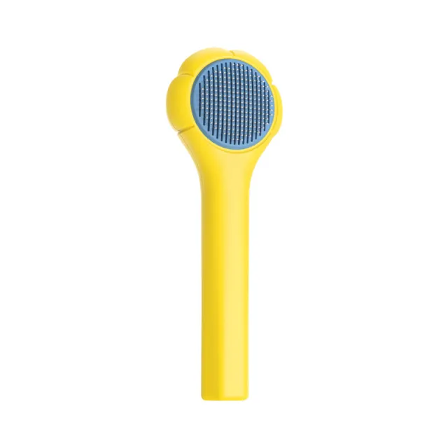 Floating Comb For Cats, Needle Comb, Dog And Cat Hair Brush, Hair Cleaner For Stroking Cats, Special Comb For Short Pet Hair Yellow - Shop at LoveMi