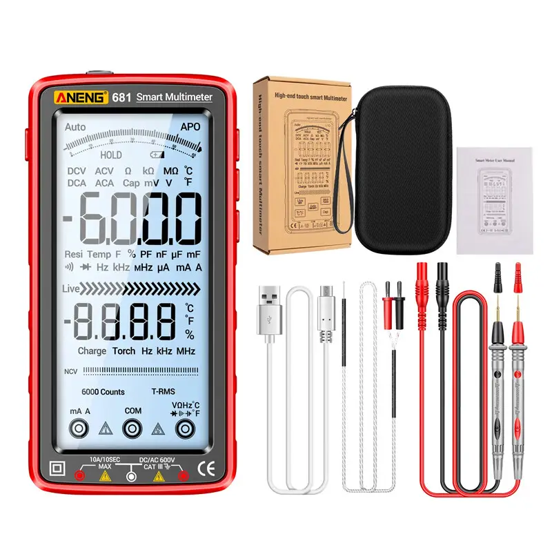 Smart LCD Digital Multimeter 6000 Counts AC