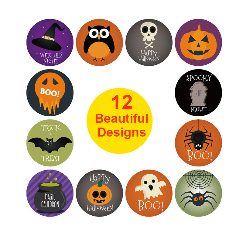 Title 1, Adesivos para sacolas de doces de Halloween