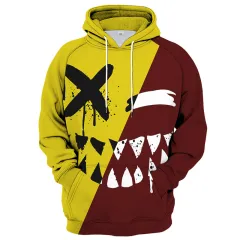 3D Digital Printing Casual Sports Hoodie Sweater - K-L - View 1