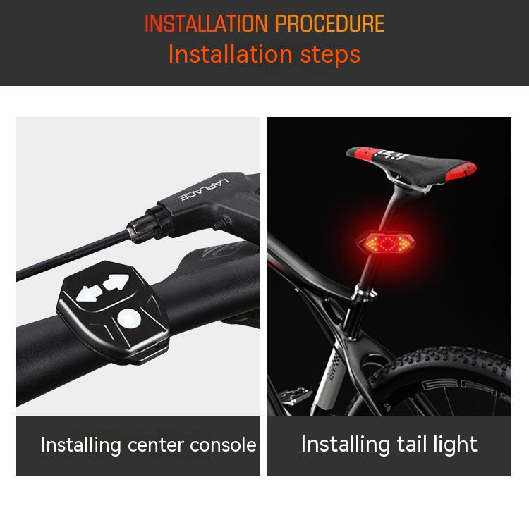 Title 5, Bicycle Turn Signal USB Rechargeable Rear Lamp ...