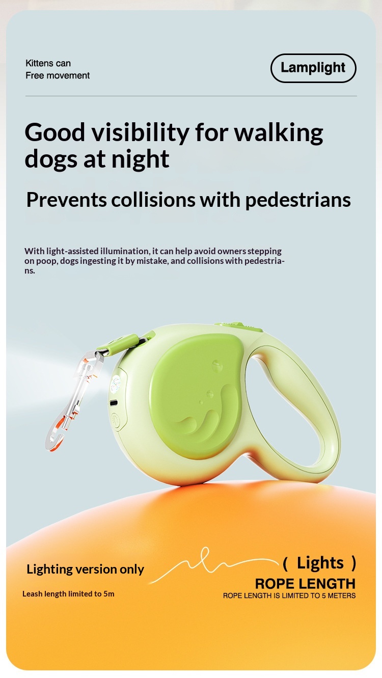 Retractable Dog Leash Shock Absorbing Design For Large Dogs Durable Extendable Leash For Walking detail photo 18