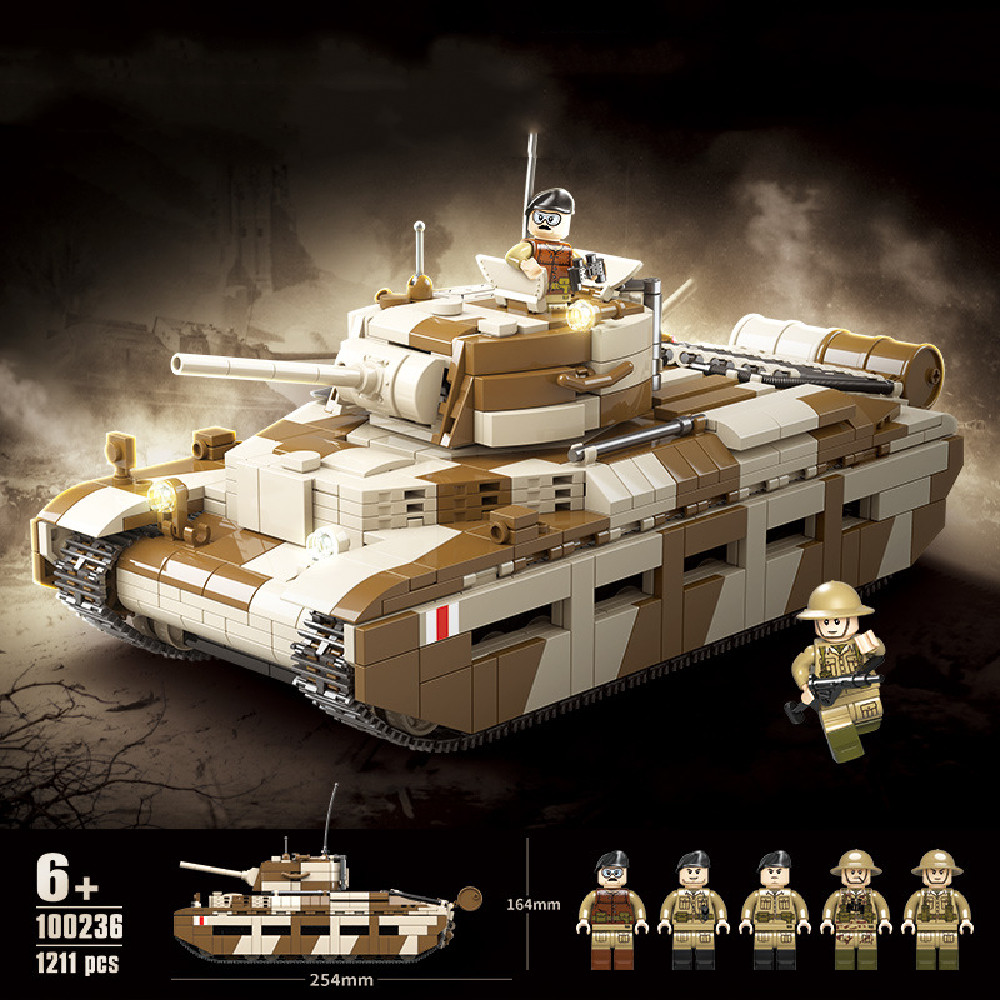 Title 3, Building Blocks Mathilda MKII Infantry Tank Mod...