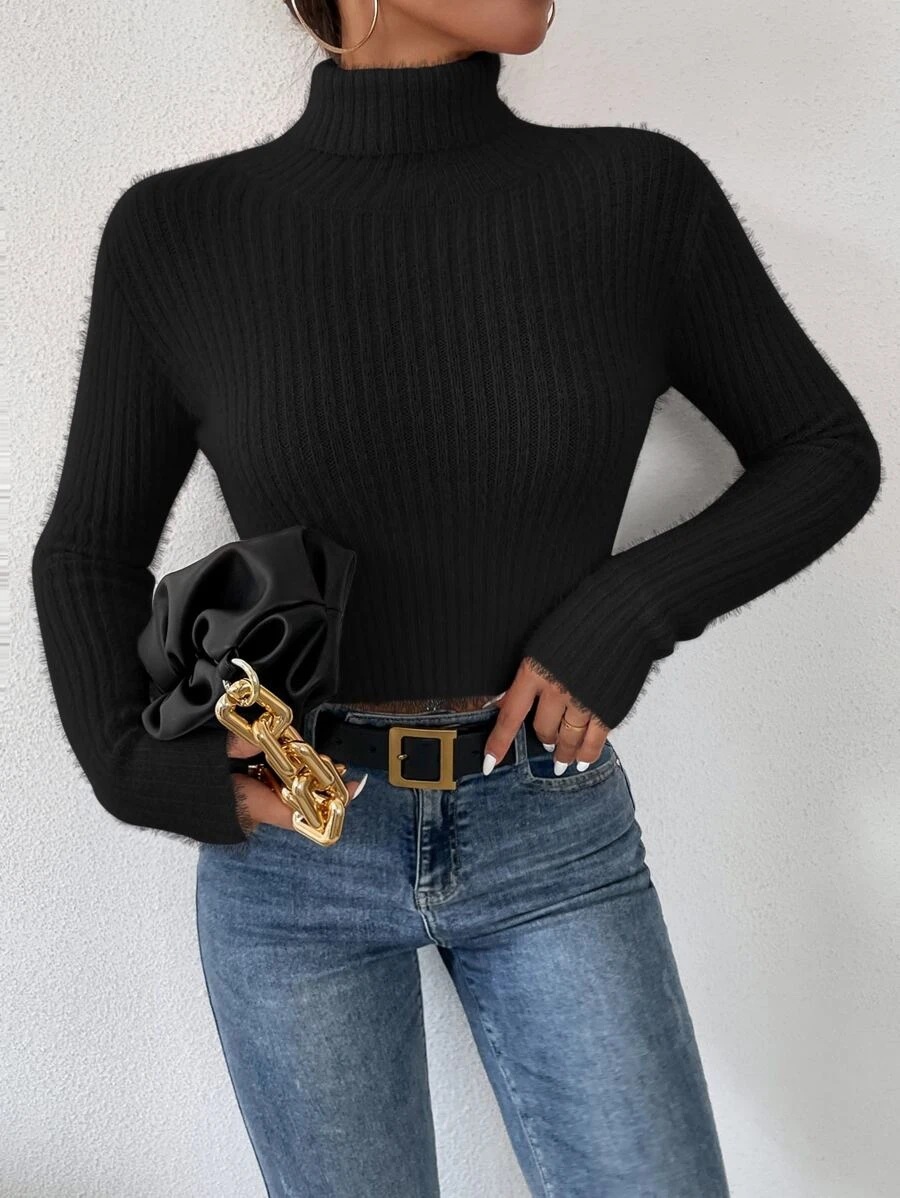 Long-sleeved Mink-like Sweater Bottoming Shirt