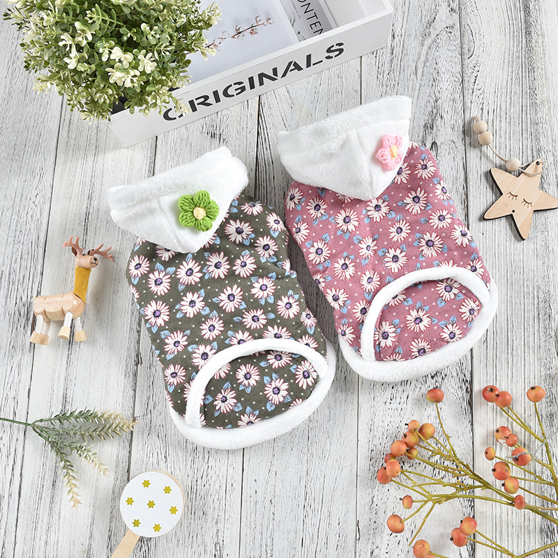 Daisy Coat Dog Clothes Two-legged Clothing