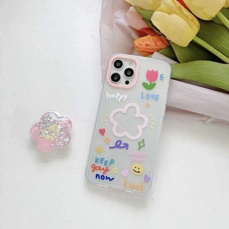 Simple Flower Silicone Phone Case - Image 6