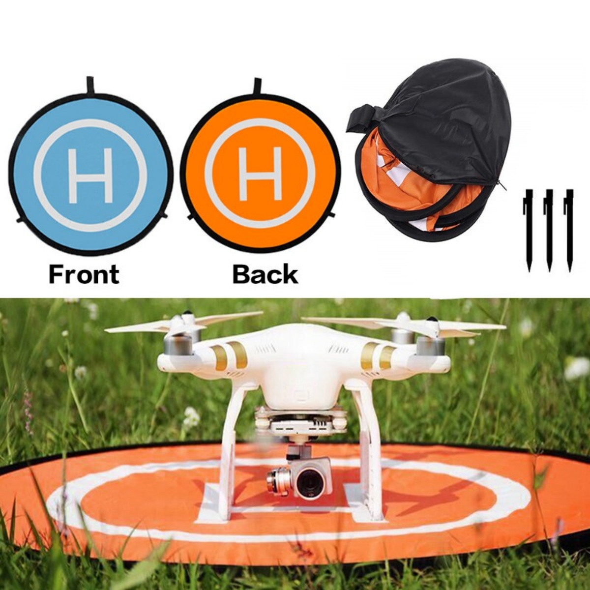 55CM Helicopter Landing Pad RC Drone Mat Helipad Unmanned Aerial — image 8