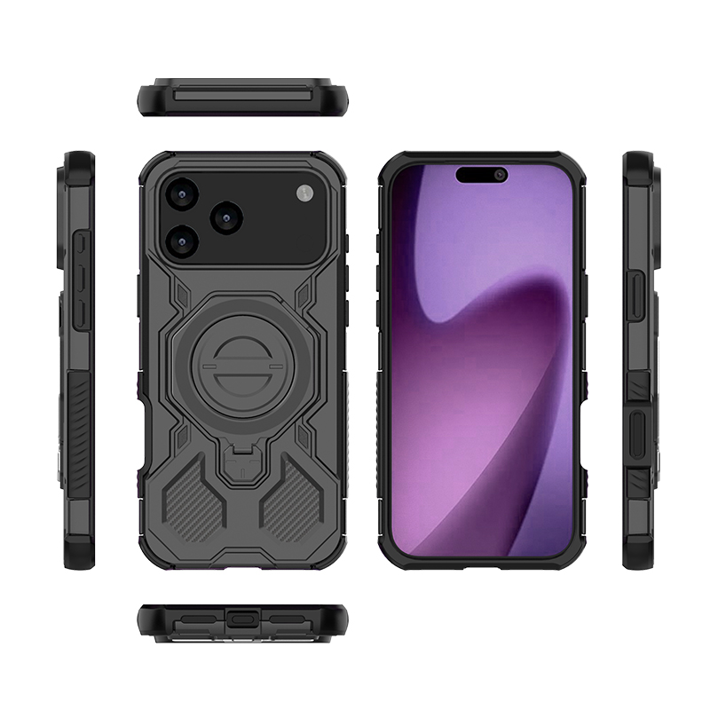 For I Phone 17 Pro Case Phone Cover Shockproof Kickstand Rugged Magnetic 5