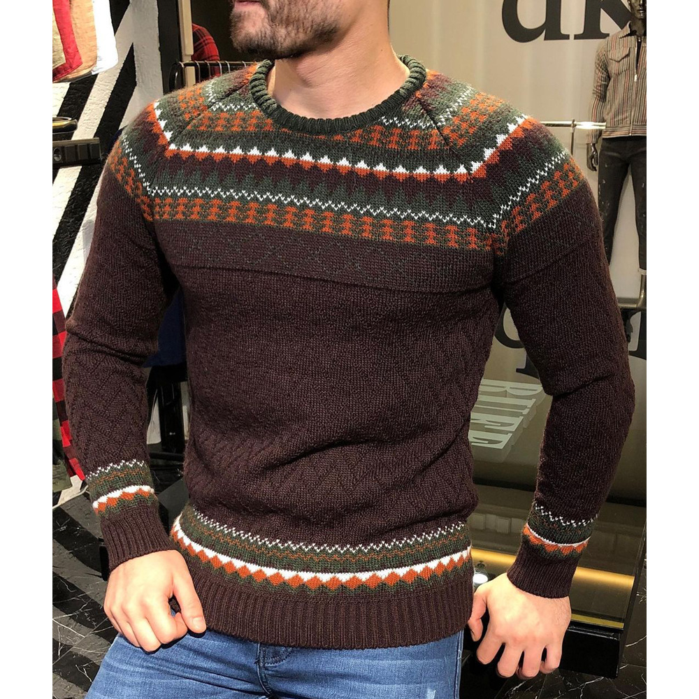 Jacquard Pullover Sweater Base